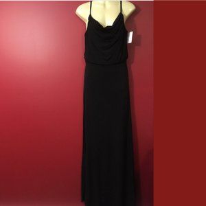 Brand New Women's DS LAB Full-Length Black Gown